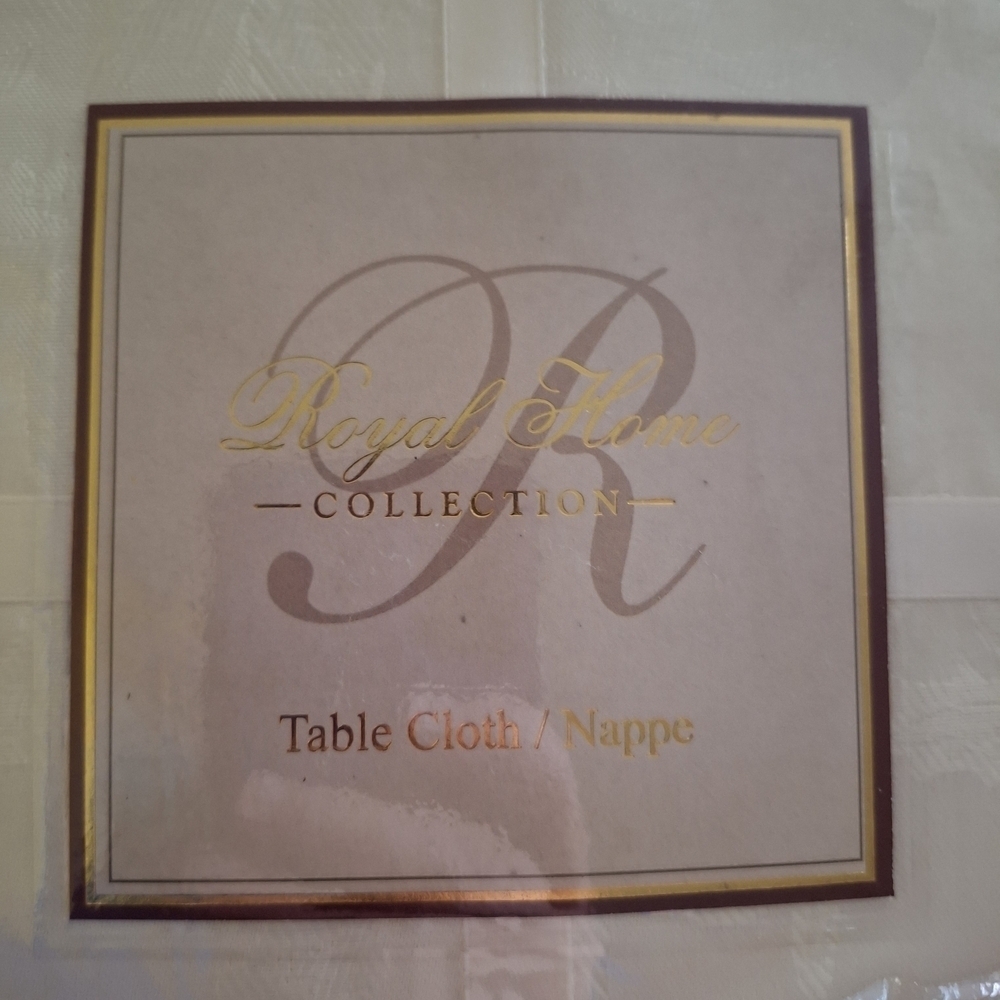 Cream Tablecloth